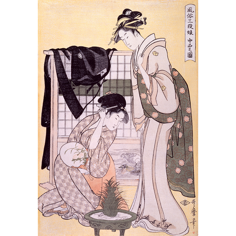 日本が誇る浮世絵を広告利用（商用利用）するには 喜多川歌麿