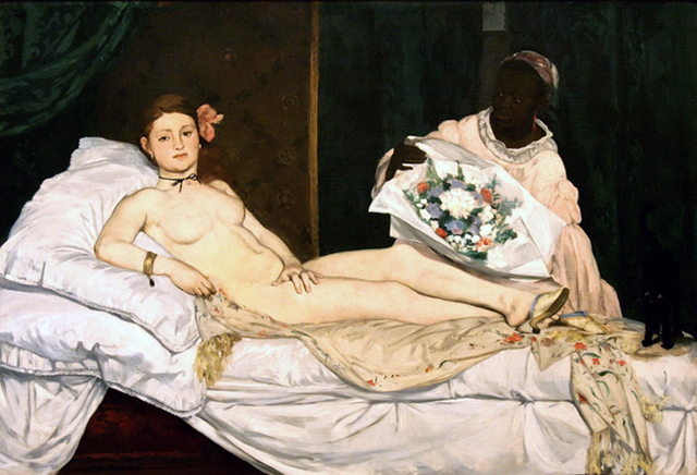 印象派の絵画を広告利用(商用利用)するには エドゥアール・マネ 『オランピア』(1863年|オルセー美術館)