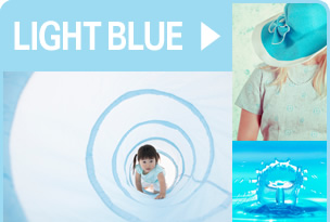 写真をLIGHT BLUE色検索